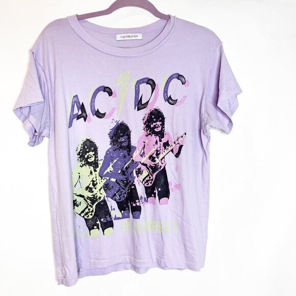 Day Dreamer | AC/DC Graphic Tee Purple - Picture 2 of 5
